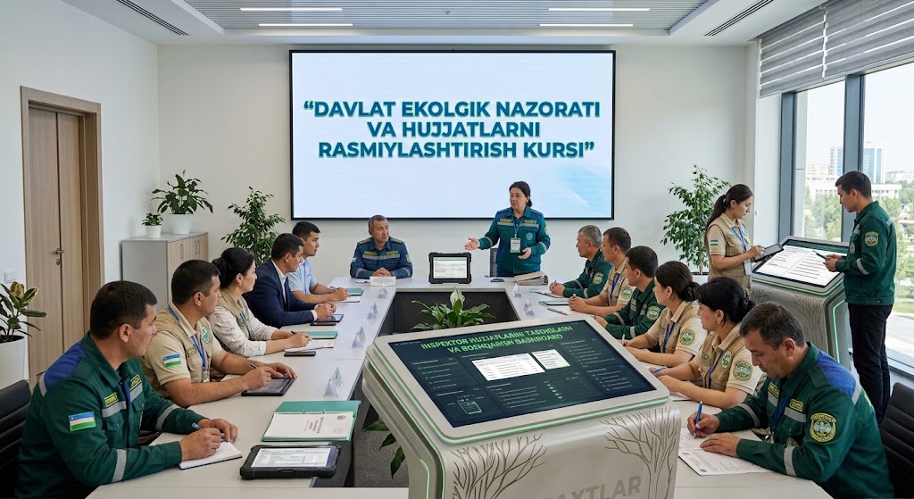 Davlat ekologik nazorati va hujjatlarni rasmiylashtirish kursi